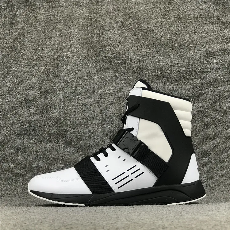 Hard Pull Stability Training Shoes Leather Weight Lifting Power Indoor Fitness Ankle Squat Shoes Men's