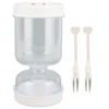 Pickle  Separator Jar ABS Pickle Olive Hourglass Jar Multi Purpose Leakproof Dry Wet Depart Organizer For Home Kitchen 1
