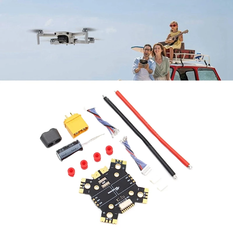 SKYSTARS PDB XT60 전원 분배 보드, FPV 드론 쿼드콥터, PDB XT60 전원 허브용, 4X25A, 4X30A
