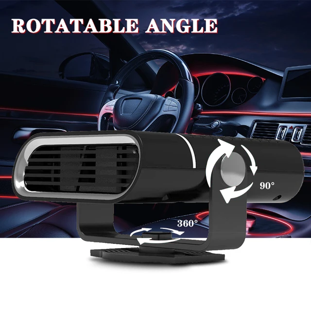 Riscaldatore Auto 12V 800W - 2 Uscite Per Sbrinare E Riscaldare, Ceramico PTC