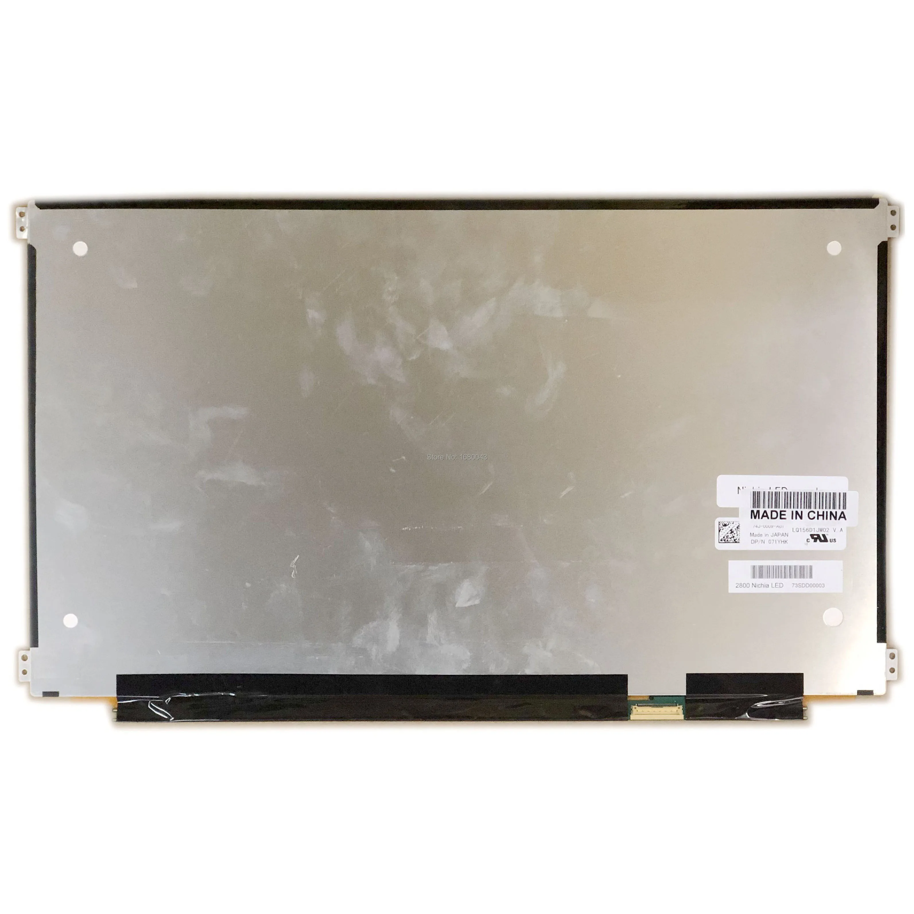 

LQ156D1JW02 fit LQ156D1JW04 15.6" 4K LED LCD Screen Display For Dell 0T41VN 3480x2160 Non-touch