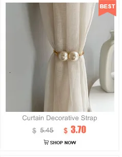 Description Picture 3 of itemCurtain Decorative Strap Metal Pearl Curtain Buckle Home Decoration Accessories Modern Tiebacks For Curtains