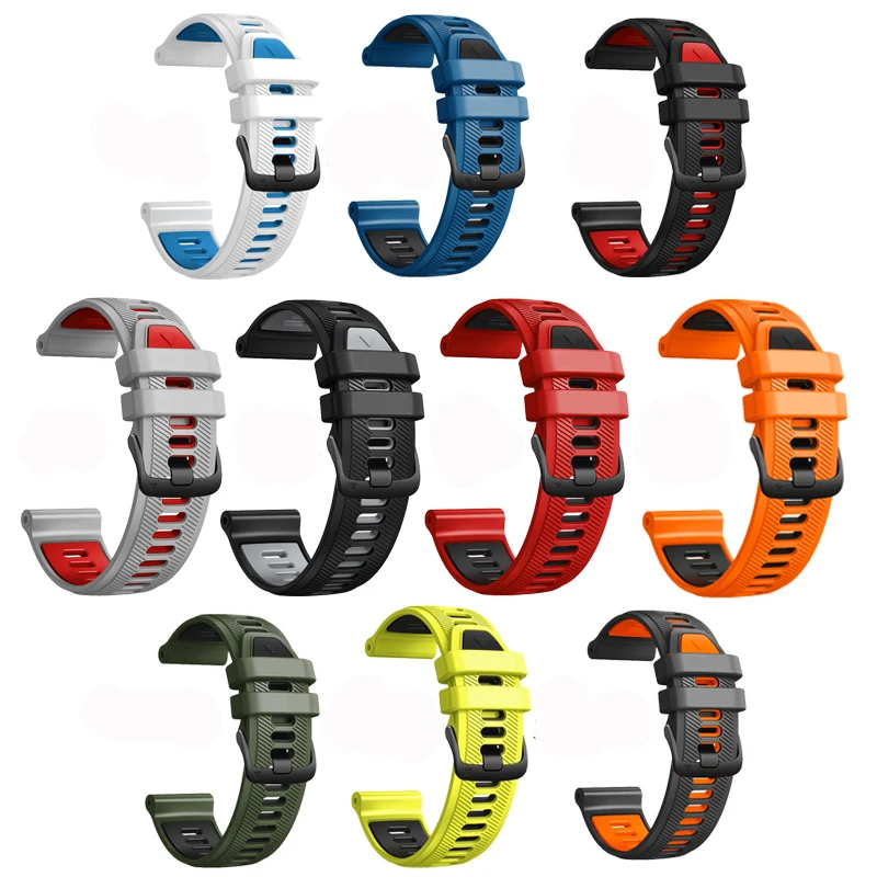 Premium Silicone Easyfit Smartwatch Wristband Strap - Universal 22mm Watch Band