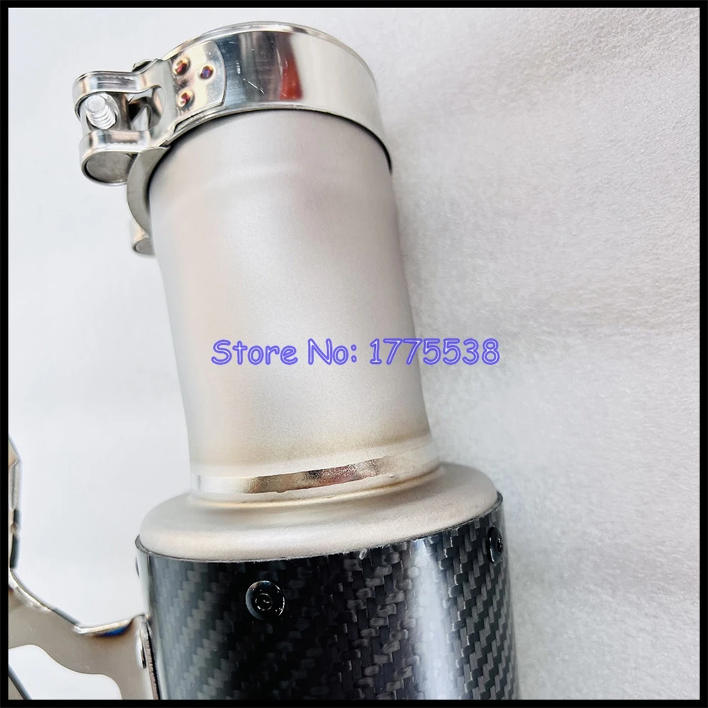Slip On for BMW S1000R 2021-2023 S1000RR 2019-2023 Motorcycle Exhaust System Mid Link Pipe Titanium Alloy Carbon Exhaust Muffler - Image 5