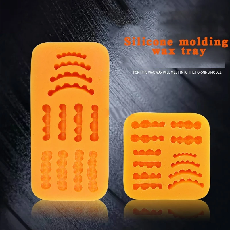 1 pcs Dental Wax Figure Film Denture Model Base Dental Laboratory Wax Tooth Rubber Model Inverted Mold Dental Lab Tools 1