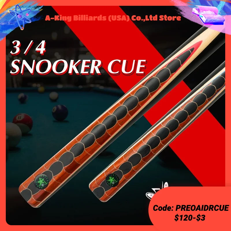 

CRICAL Dragon Cue 3/4 Split Billiard Snooker Cue Professional 10-10.2mm Tip Ashwood Shaft With Case Extension Handmade Stick