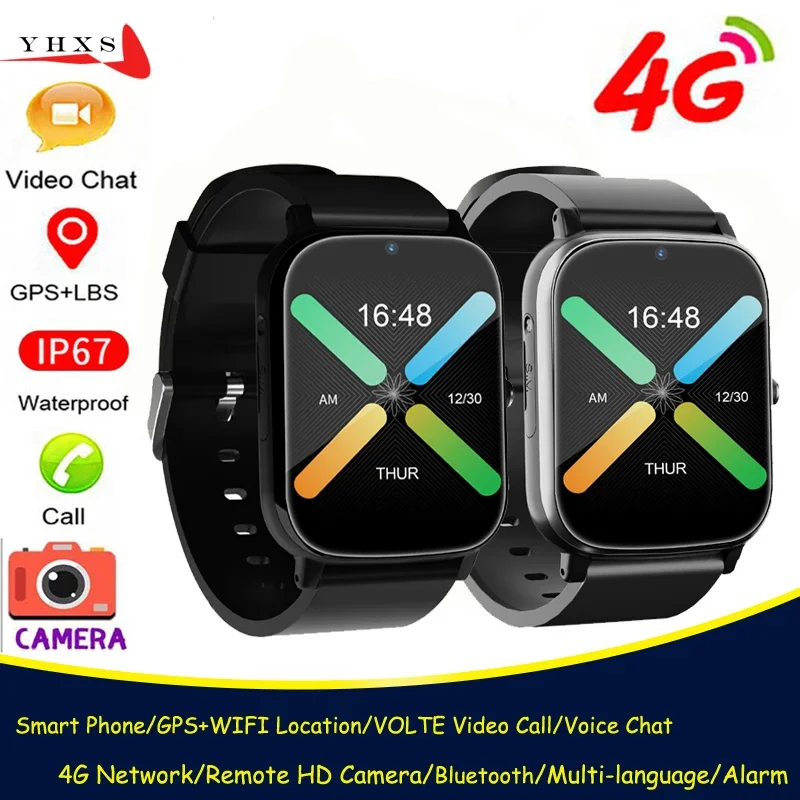 

Смарт-часы Детские 4G, GPS, Wi-Fi, с функцией отслеживания местоположения