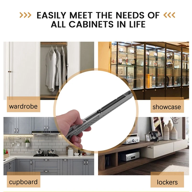10Pcs/Lot Cabinet Glides Adapter Soft Closing System For Any Side Mount Drawer Sliding er Damper Cupboard