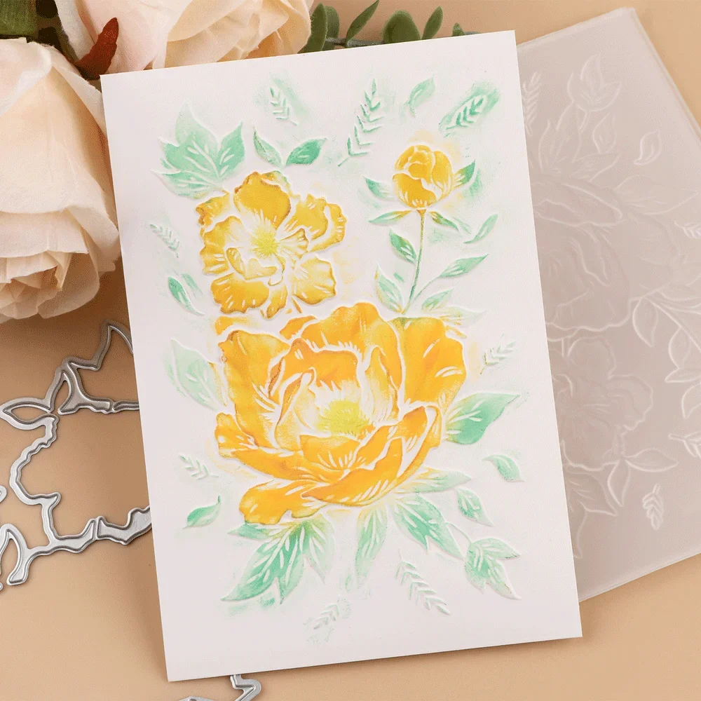 3D Embossed Relief Folder Mushroom Pattern Plastic Embossing Folders For Card Making Scrapbooking And Other Paper Crafts plastic embossing folder,embossing folder