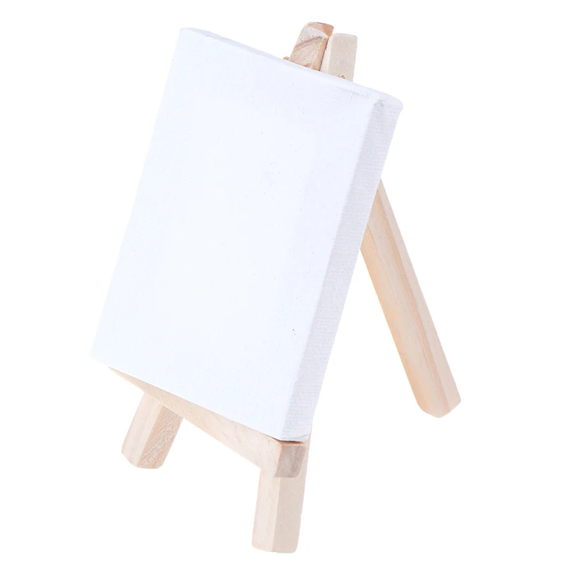 Mini Wooden Tripod Easel Display Painting Stand Card Canvas Holder Pure Cotton  Practical Desktop Pure Pine Wood Picture Frame