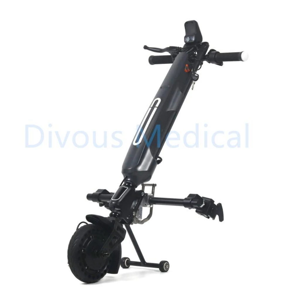 High Quality Lithium Battery 350W Sports Wheelchair Trailer Electric Drive Front Electric Handbike Handcycle 3