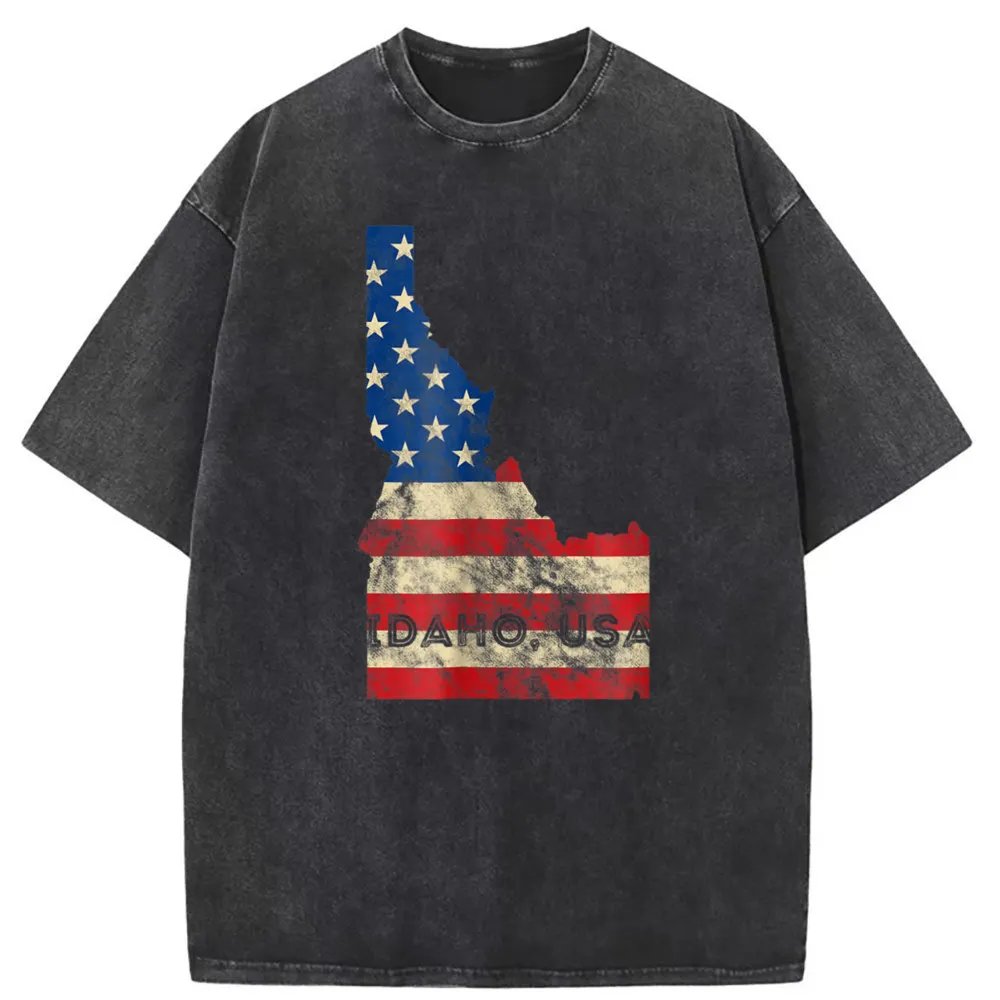 

Latest Idaho Usa Fag Patriotic Group Tshirts Men Vintage Sweatshirts Long Sleeve Party Sportswears Father Day Gifts Tee Shirts