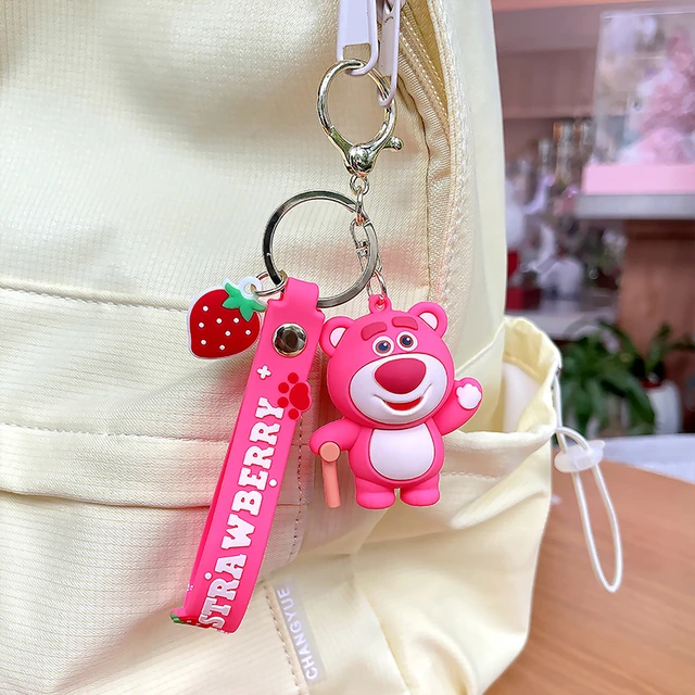 Disney Anime Kawaii Toy Story Lotso Huggin Bear Peluches Keychain Pendant  Cute Plushie Brinquedos Toys for Girls Free Shipping - AliExpress