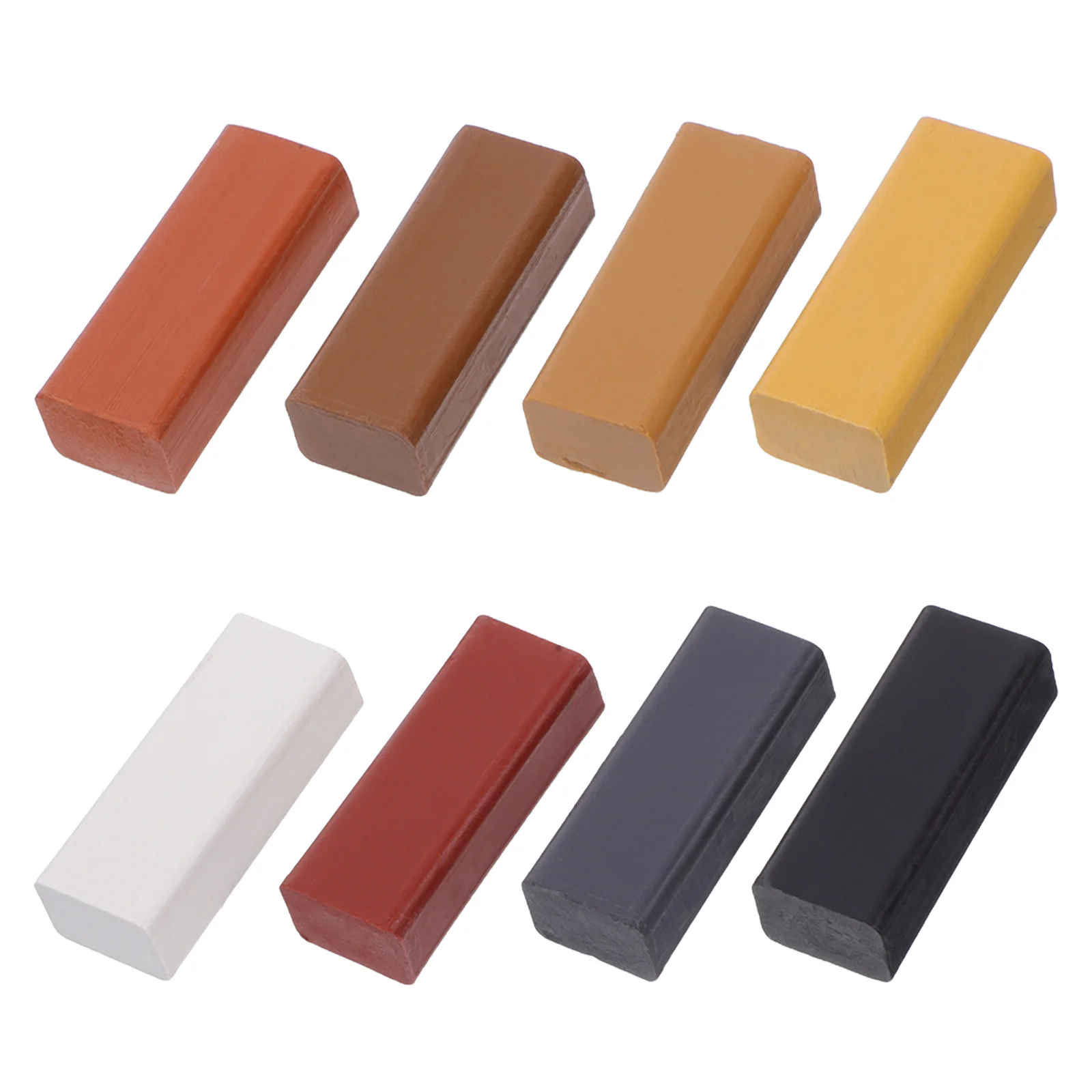 8 Pcs Floor Repair Wax Filler Wood Sticks Hard Kit Crayons Furniture for Floors Cabinet