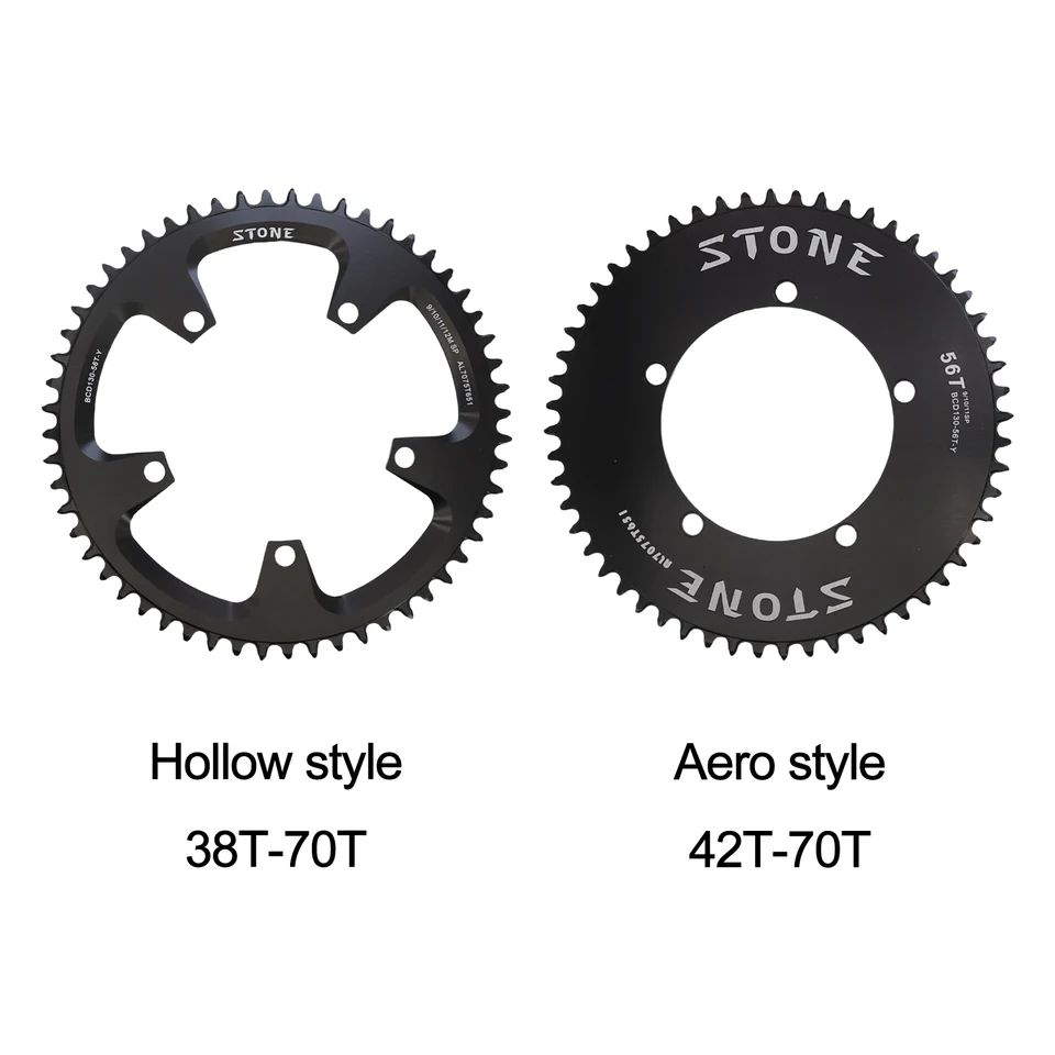 Stone Chainring 130 BCD for Shimano 5700 6700 Round 42t 44T