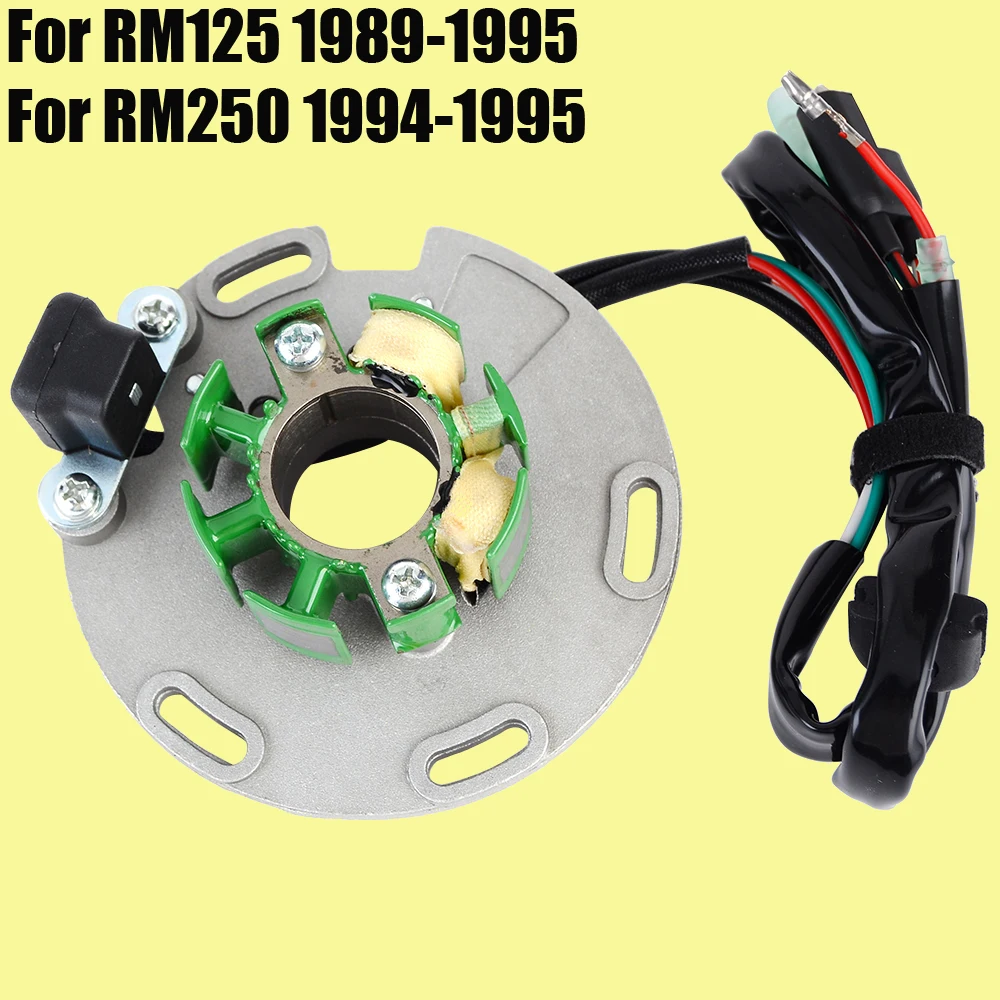

Stator Coil for Suzuki RM125 1989-1995 1990 1991 1992 1993 1994 Motorcycle Stator Coil for Suzuki RM250 1994-1995 RM 125 250