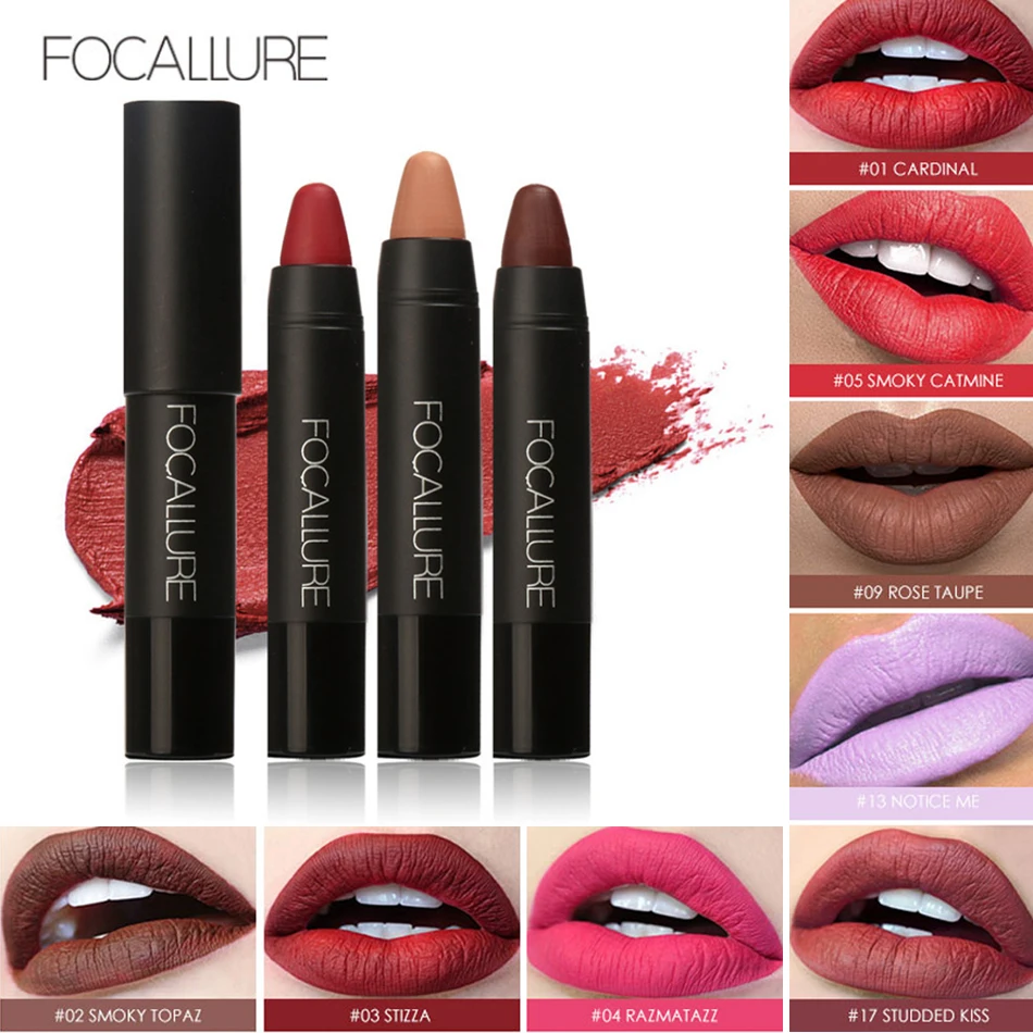 FOCALLURE Matte Lipstick Pen Set 2