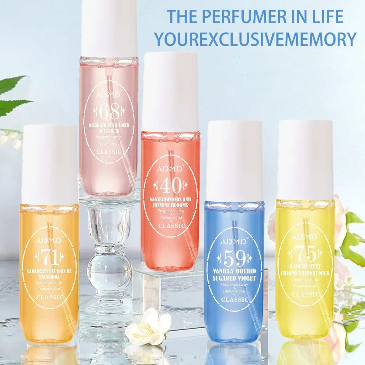 90ML Alcohol Free Fragrance Spray Deodorant Long Lasting Floral Fragrance Hair Body Spray, deodorizing stick,deodorant lotion,deodorant cream,deodorant stick