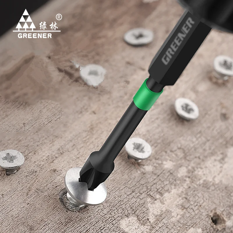 충격 강한 마그네틱 스크루 드라이버 헤드, 미끄럼 방지 고경도 PH2 크로스 핸드 전기 드릴 스크루 드라이버 헤드 세트, 25-150mm