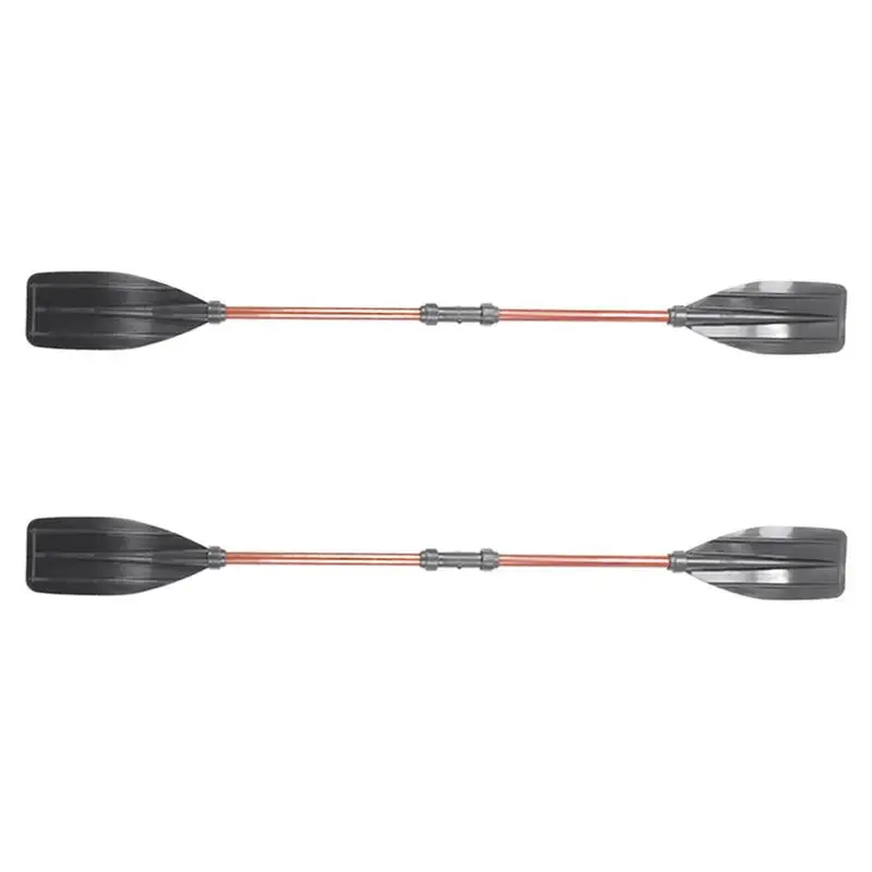 

Detachable Boat Paddle Aluminum Shaft With Reinforced PP Blades Detachable Boat Oars Kayak Paddle With Thickened PP Blades