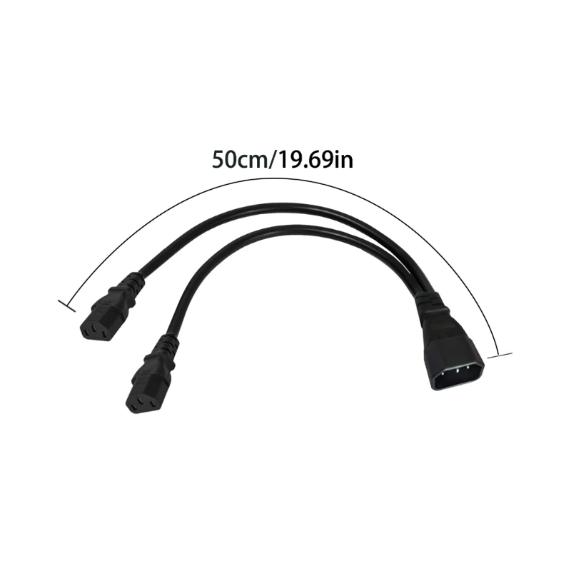 IEC 320 C14  ÷ 2xC13  й  ڵ C14 UPS  2  C13   ̺ 0.5m