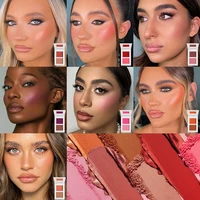 Private Label 7 Colors Blush Cream Custom Bulk Waterproof Blusher Rouge Two-color Paste Powder All-in-one Pigment Cheek Makeup 1
