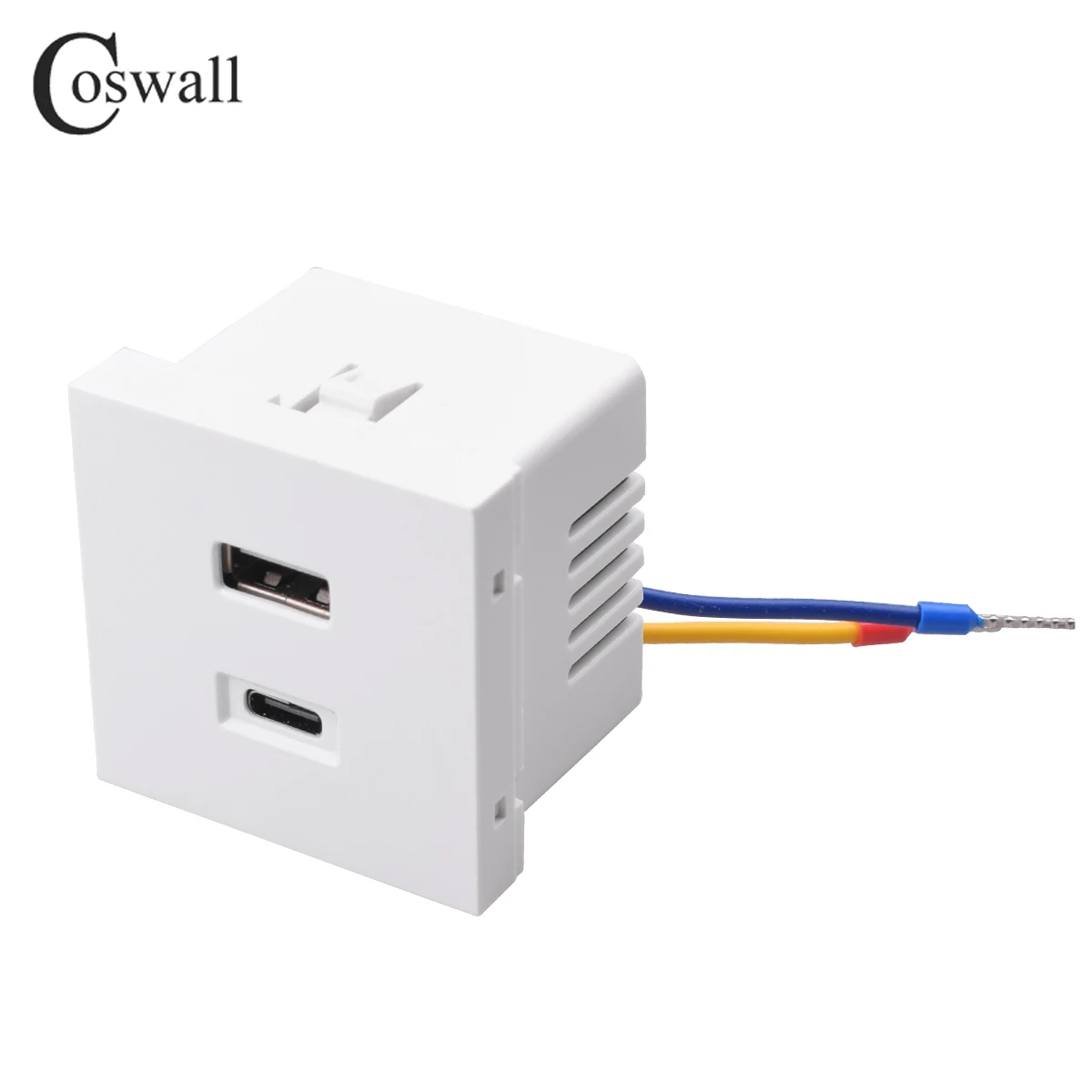 Coswall Dual USB Wall Charger with 20W Fast Charging Capability