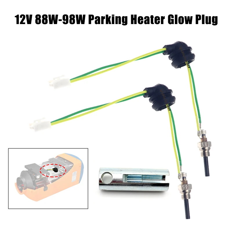 12V/24V 88W-98W Parking Heater Ceramic Glow Plug For Car Boat Truck For  Auto Diesel Parking Heater Parts Ceramic Pin Glow Plug