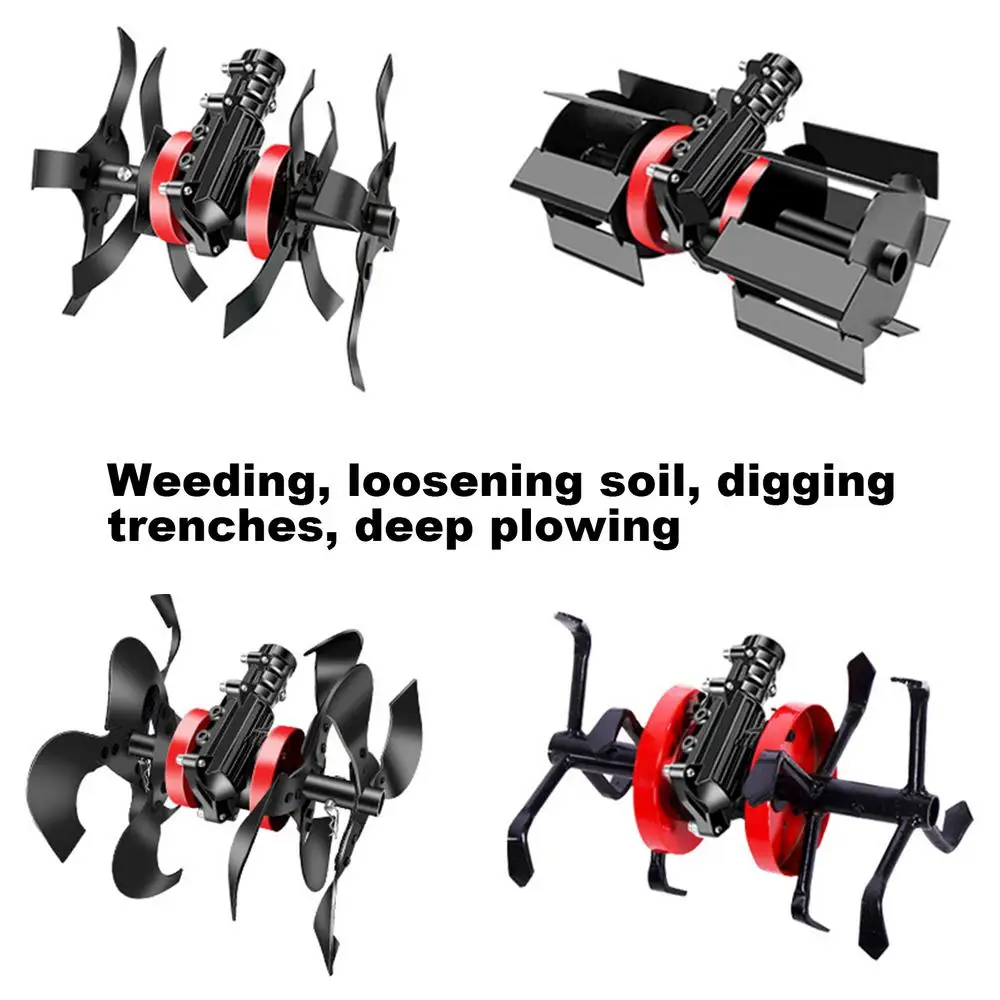 Description Picture 2 of itemGarden Rototiller Cultivator Precision Alloy Multi-purpose Weeding Eater Trimmer Rotary Cultivator Tool Hedge LawnmowerAccessory