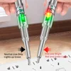 FINDAMAZE Electric Alert Tester Volt Test Pen Voltage Detector Electroprobe Home Electricity Tools Circuit Tester Plastic Handle 1
