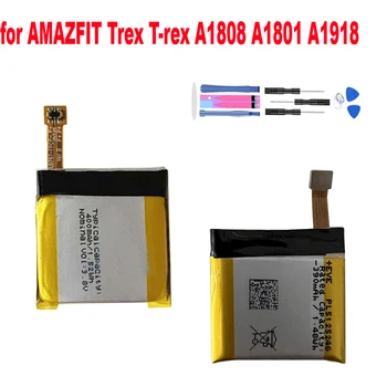 390mAh Battery For AMAZFIT T-rex T rex A1918 A1801 Smart Watch Battery Repair and Replacement Battery PL502524V