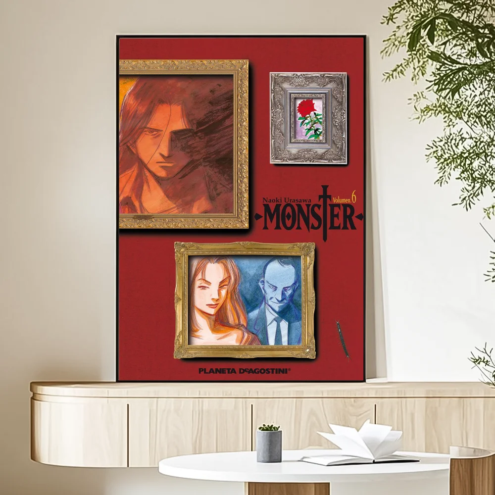 Classic N-Naoki Urasawa S Monster Anime Poster HD art sticky wall