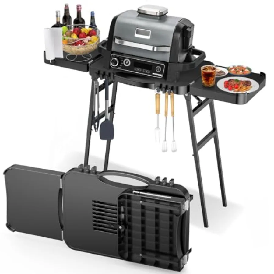 Portable Grill Stand Cart 1