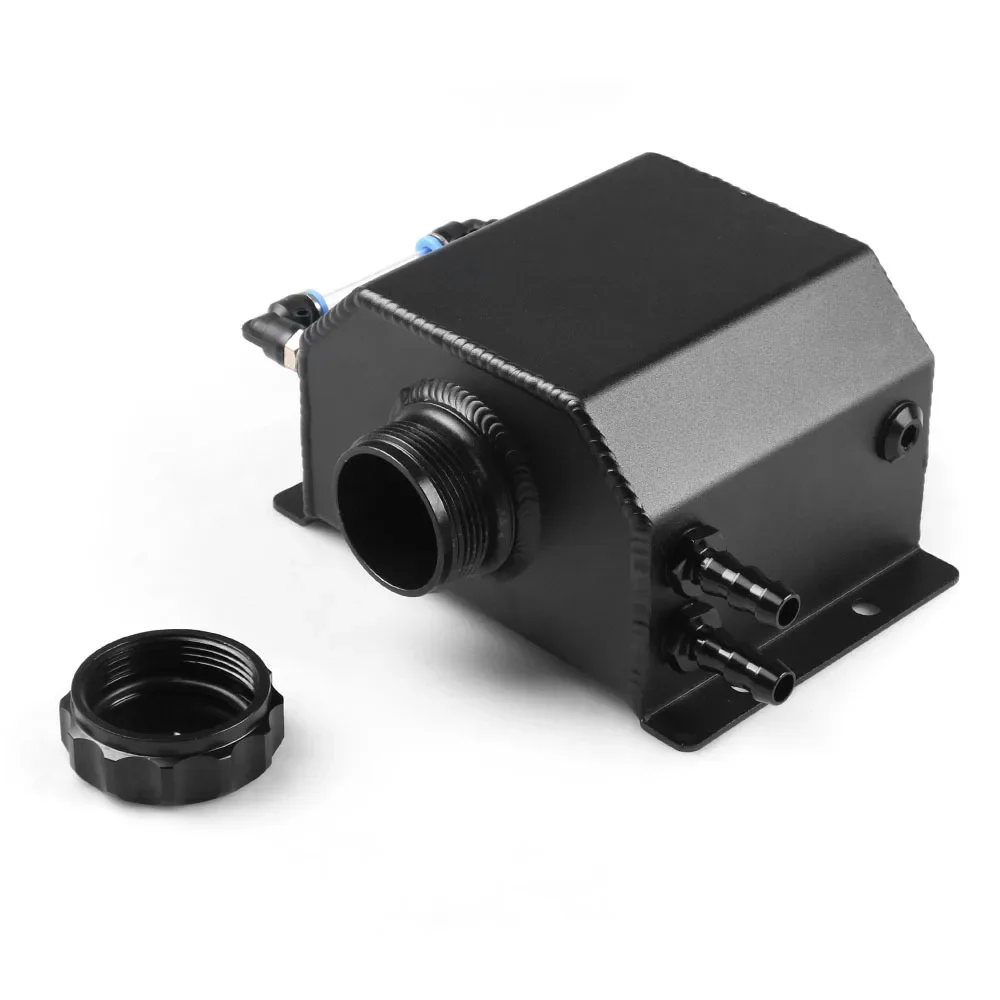 Coolant Overflow Tank Bottle Recovery Reservoir Aluminum JDM Container Universal 1L Water Radiator