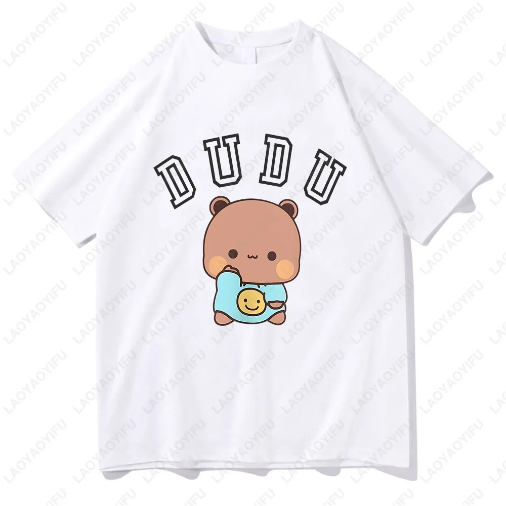 Kawaii Panda Bear Graphic Cotton T-Shirts – Cute Cartoon Summer Tees