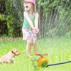 2 in 1 Water Sprinkler Baseball Toy for Kids Baseball Toy Water Game 360° Roating Spray Play for Summer Backyard Lawn Pool Party 3