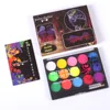 15 Colors Glow In Dark Water Based Body Face Painting Non-toxic Diy Paint Kit 5