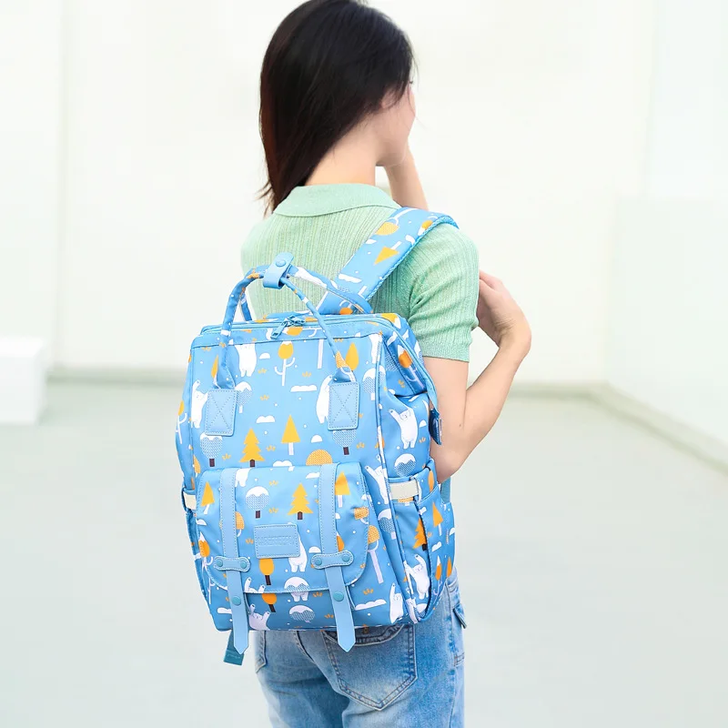 Baby Diaper Bags Mom Backpack Maternity Bag for Baby Large Capacity Mommy Bag Waterproof Travel Baby Stroller Bag Mother Kids - 6