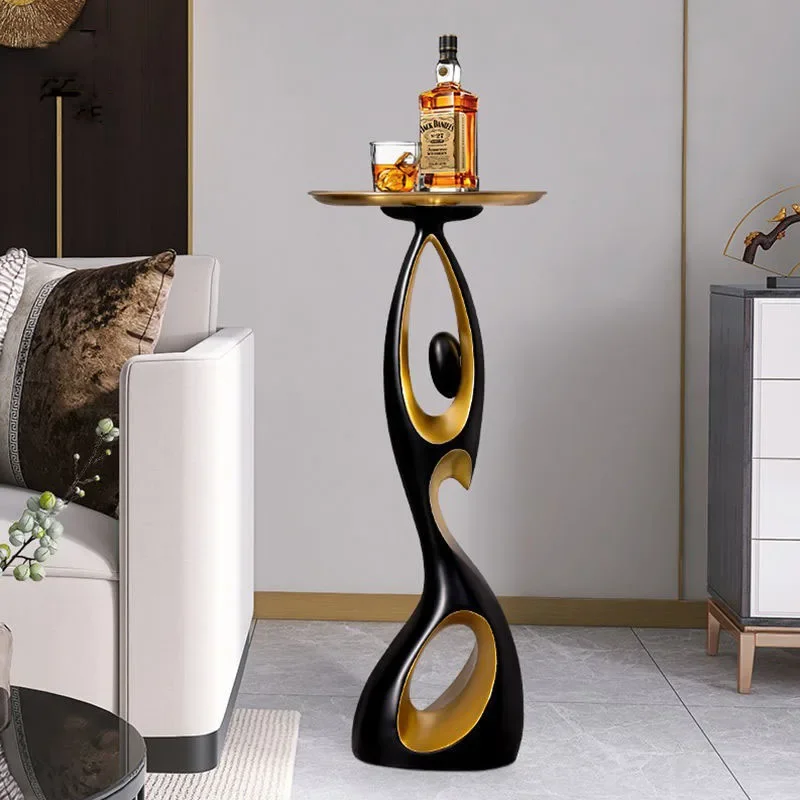 

Creative Home Decor Art Abstract Sofa Side Table Light Luxury Living Room Porch Decoration Corner Table Designer Furniture
