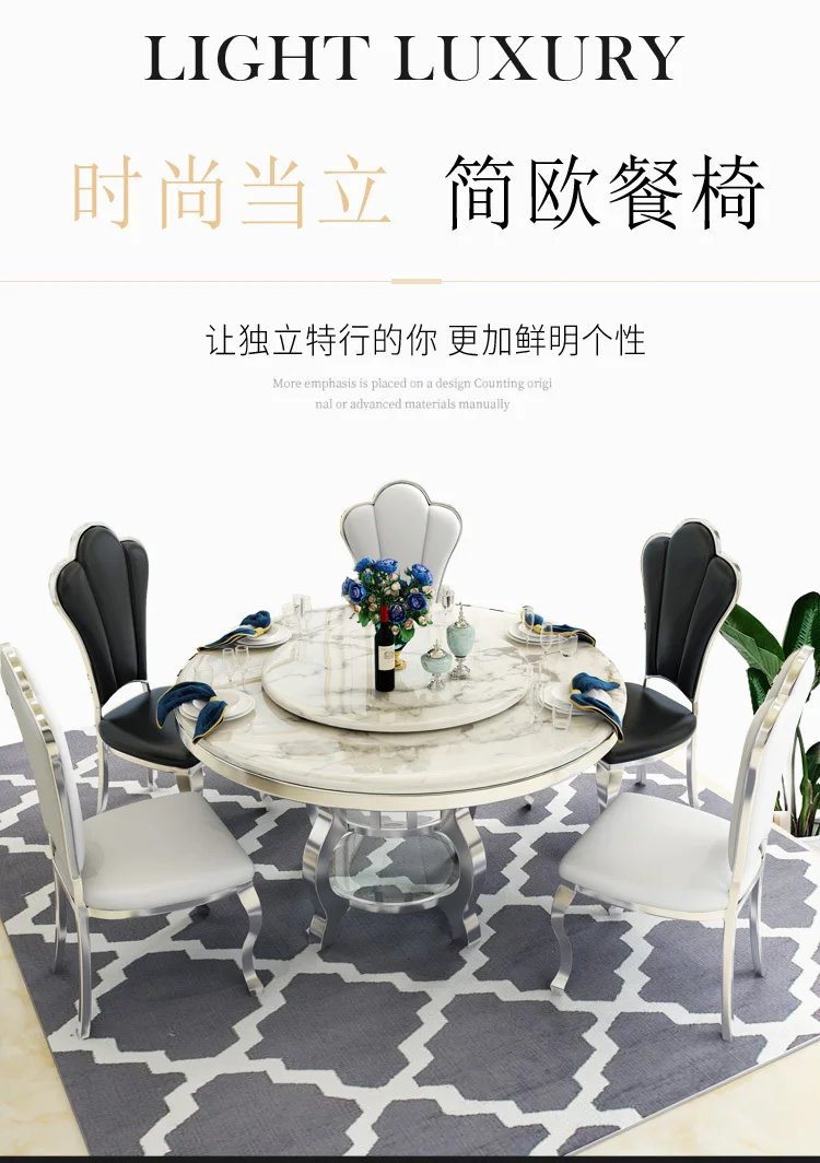 Kitchen Living Chairs Dining Room Designer High Event Leather Chair Bar Stools Design Vintage Sillas Comedor Hotel Furniture