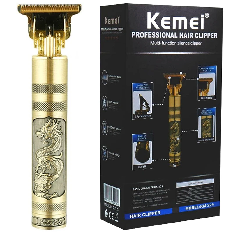 Original Kemei Men's Professional Metal Housing Finishing Edging Hair Trimmer Electric Haircut Beard Clipper Hair Cutter Machine hair trimmer,hair clipper