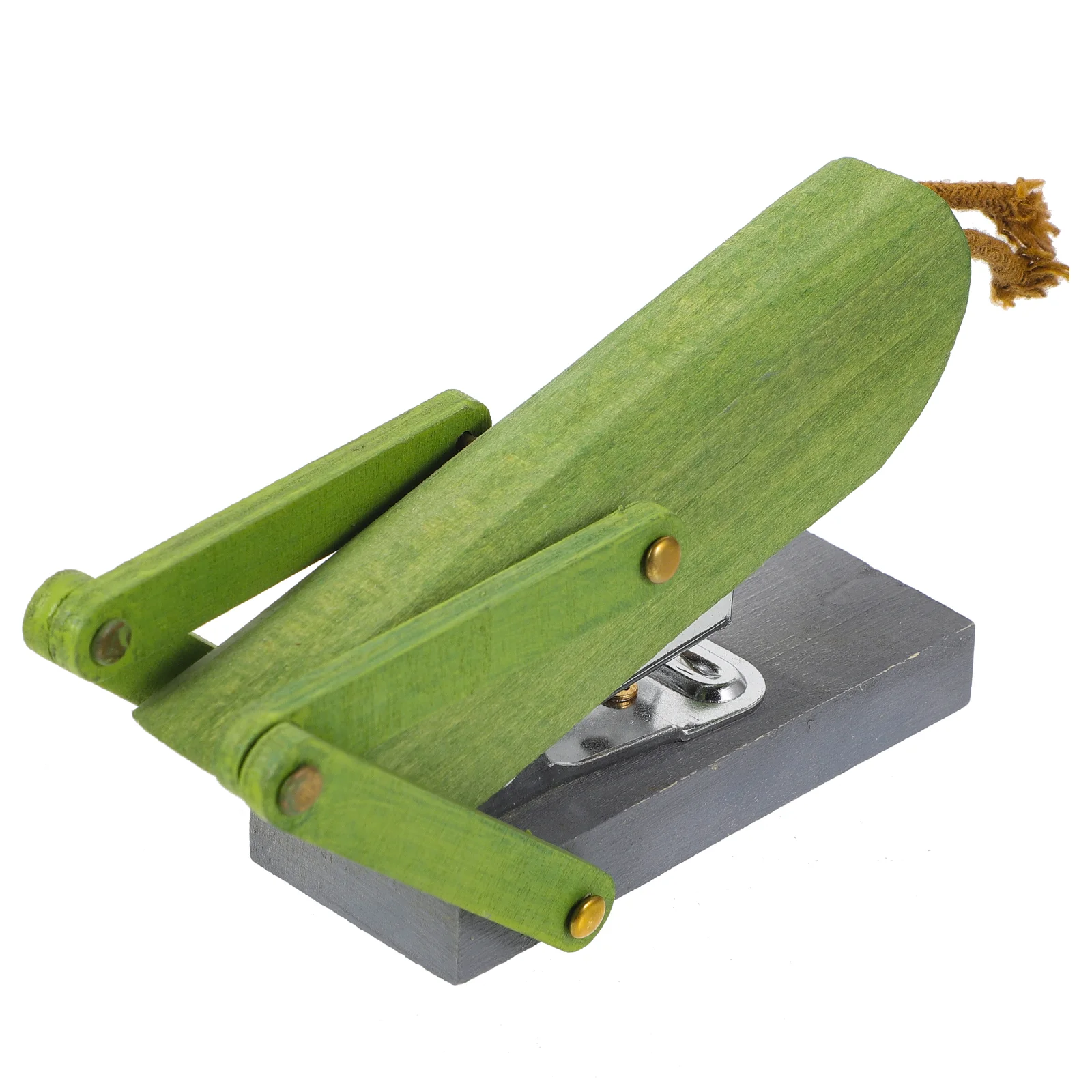 

Tool Cartoon Stapler Child Office Decor Manual Stapling Machine Wood Student Stationery