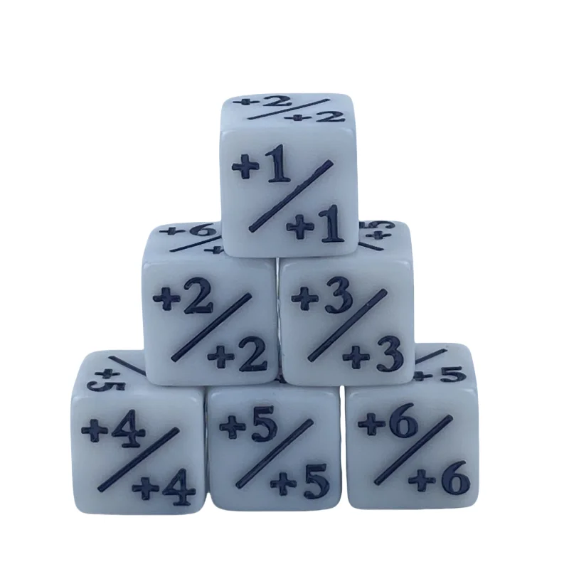 Black And White Dice Teaching Supplies For Science Experiments And Classroom Demonstrations Interaction 10pcs 16mm Length
