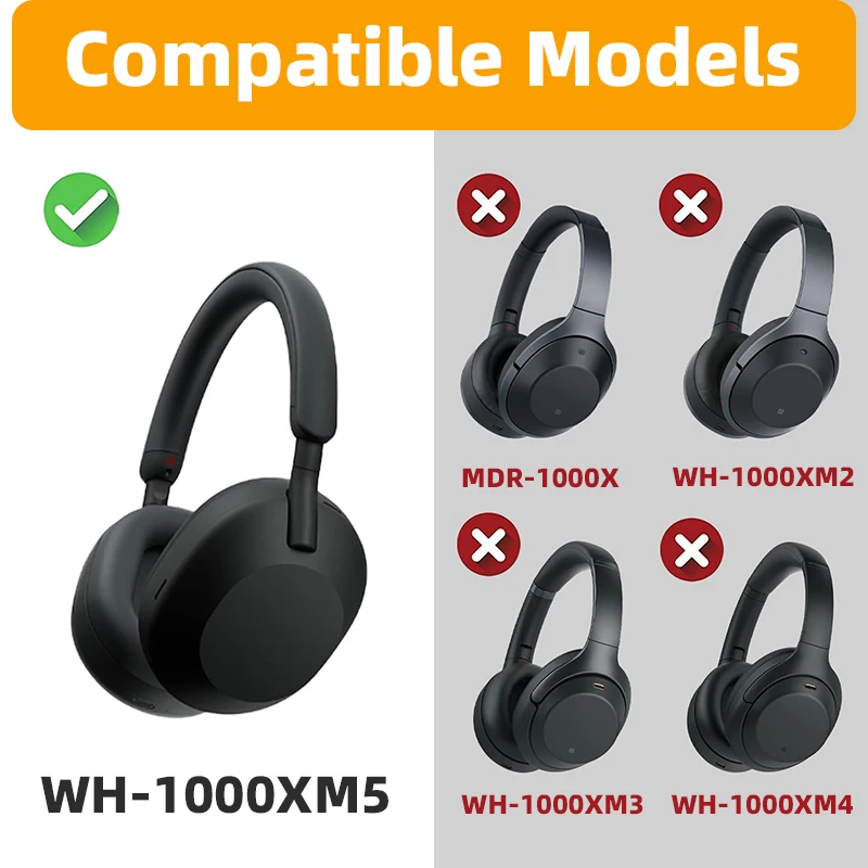 KUTOU Premium Soft Memory Foam Ear Pads Cushions Replacement