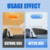 Magnetic Suction Car Sunshade Laser Coating Blackout Cloth UV Protection Privacy Design Driver & Rear Seat Sunscreen Curtain Set 6