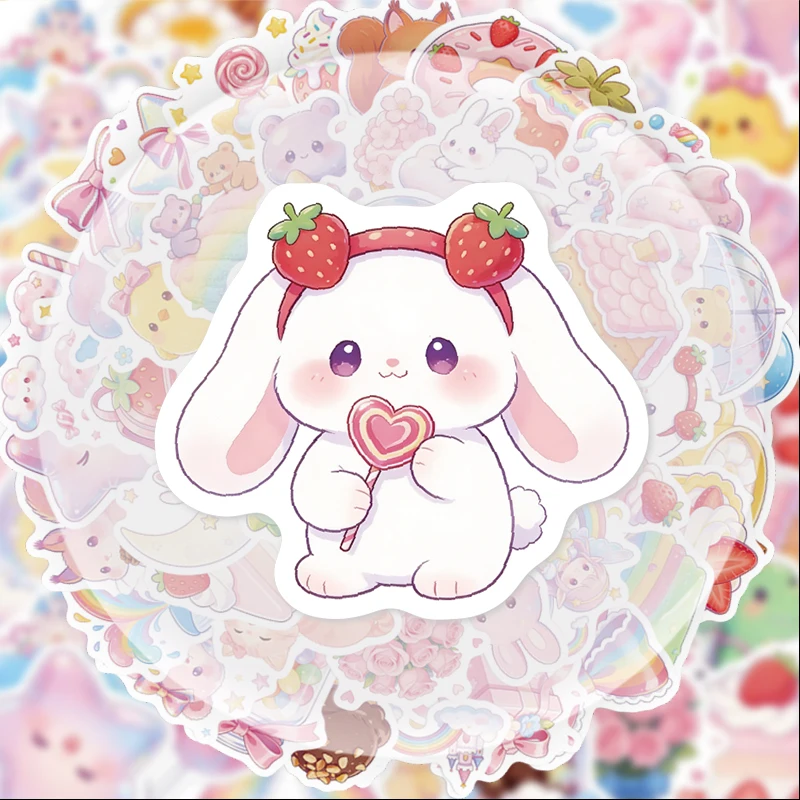 Vibrant Candy Graffiti Sticker Set - Perfect for Personalizing Water Bottles, Laptops, and More!
