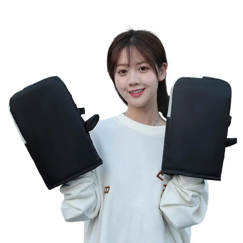

Winter Warm Handle Waterproof Motorcycle Handlebar Muffs Cycling Gloves Bar Warmer Covers Windproof Thermal Cover Accessories