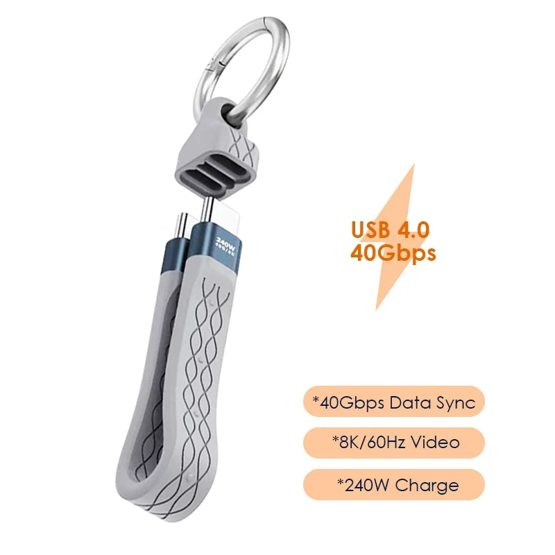 ตัวเลือกสินค้า สายเชื่อมต่อ USB4 40Gbps สำหรับอุปกรณ์หลากหลาย