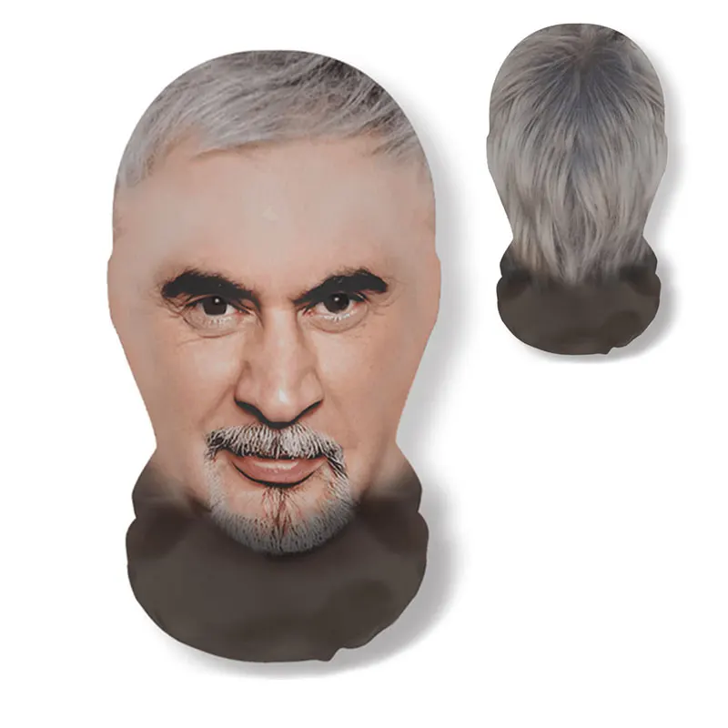 3D Full Face Elastic Mesh Balaclava for Cosplay and Dress-Up Events