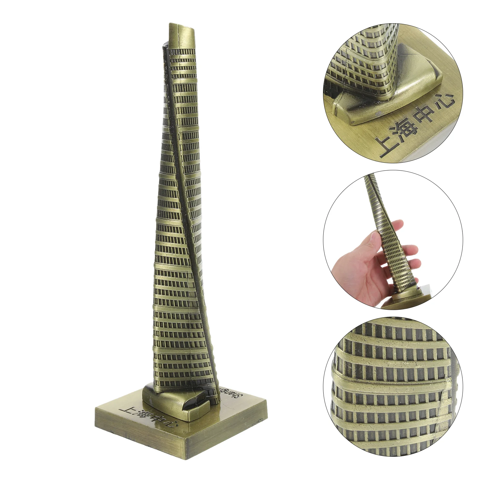 

Metallic Shanghai Tower Model Decoration Shanghai Tower Model Travel Building Architecture Model Famous Shanghai Building Decor